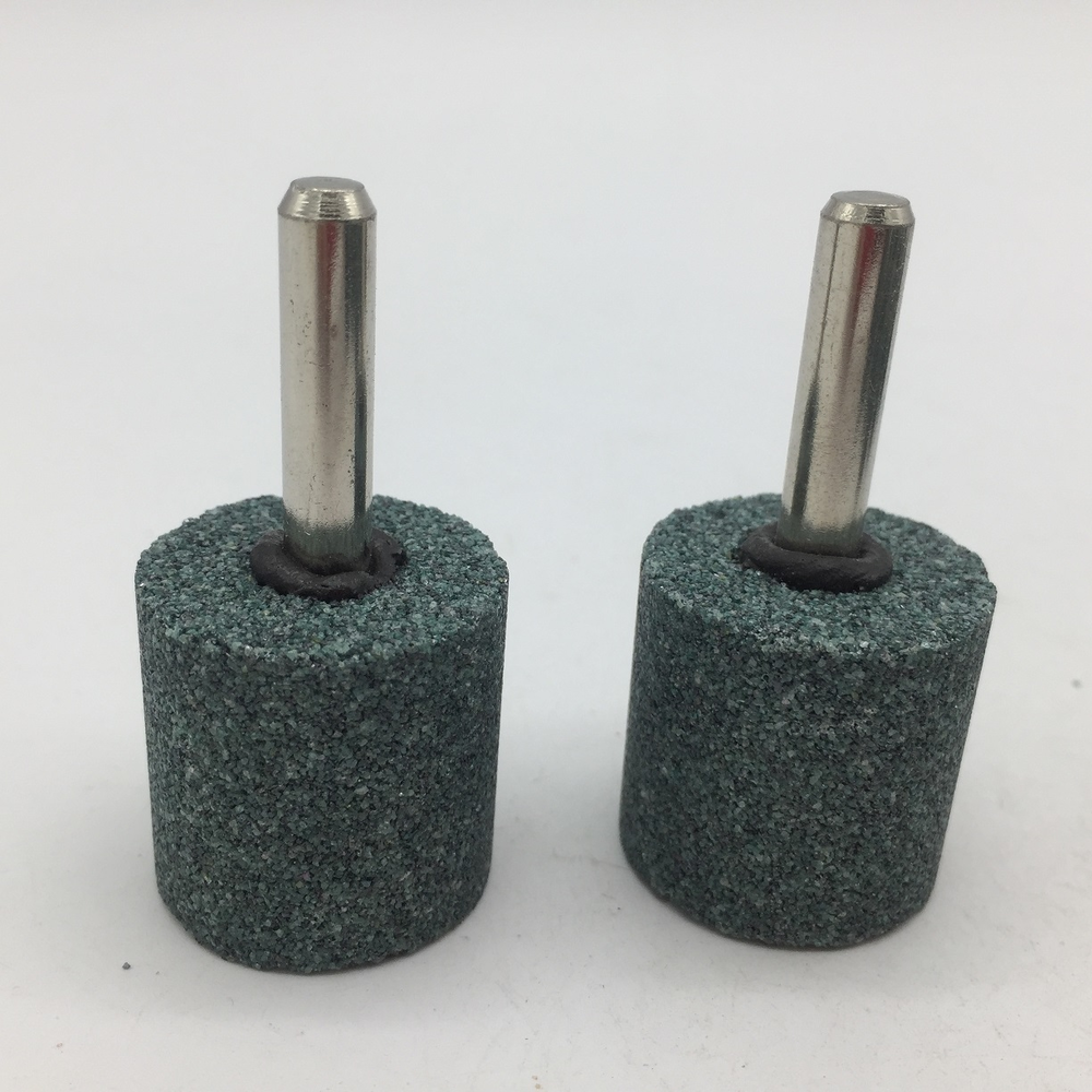Mounted Points 25*25*6MM Brown corundum (A) Green color,  Grit:46#, Cylinder