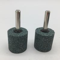 Mounted Points 25*25*6MM Brown corundum (A) Green color,  Grit:46#, Cylinder