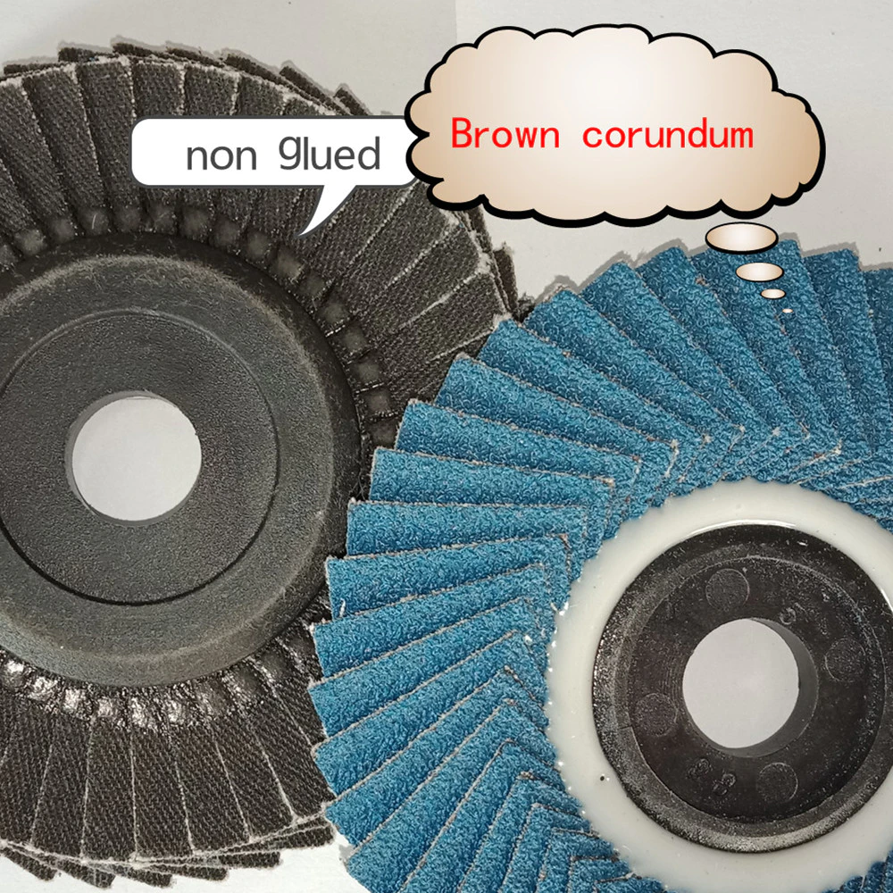 Flap Disc For Steel 125 Diameter Flap Wheel With Fiber Cover
