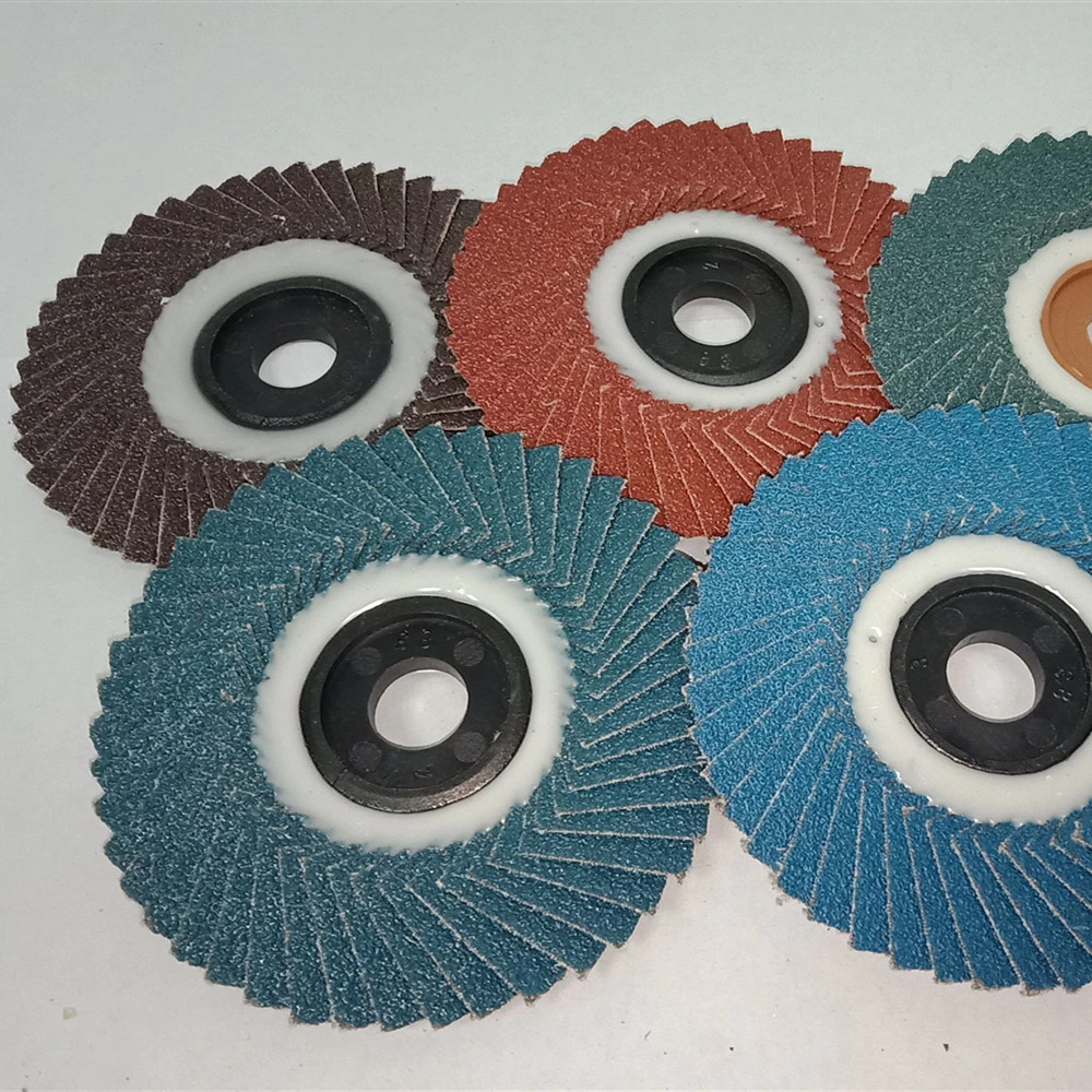 105 Diameter Flexible Flap Disc Glued With 60 Grit 46 Pieces
