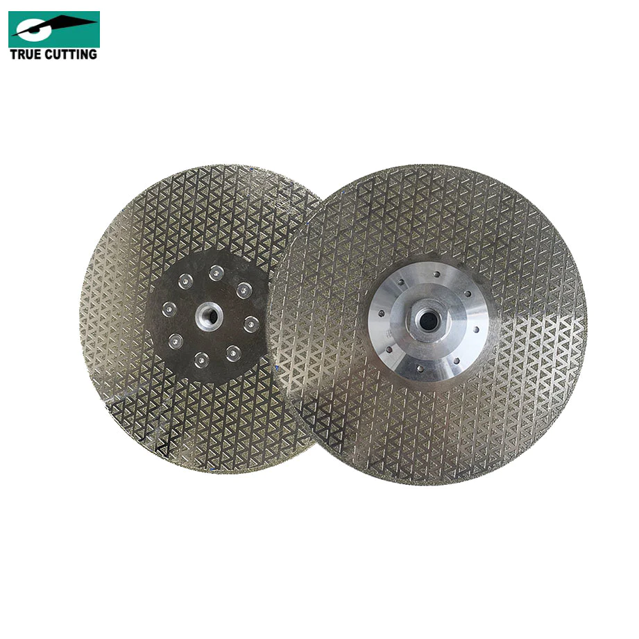 abrasive grinding 115mm diamond disc electroplated both sides coated circular saw blade cutting disc wheel for granite ceramic