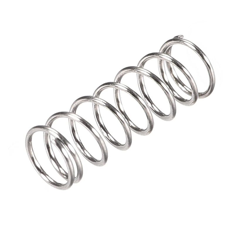 304 Stainless Steel Cylindrical Flat Wire Compression Coils Spring for Shop Home Repairs